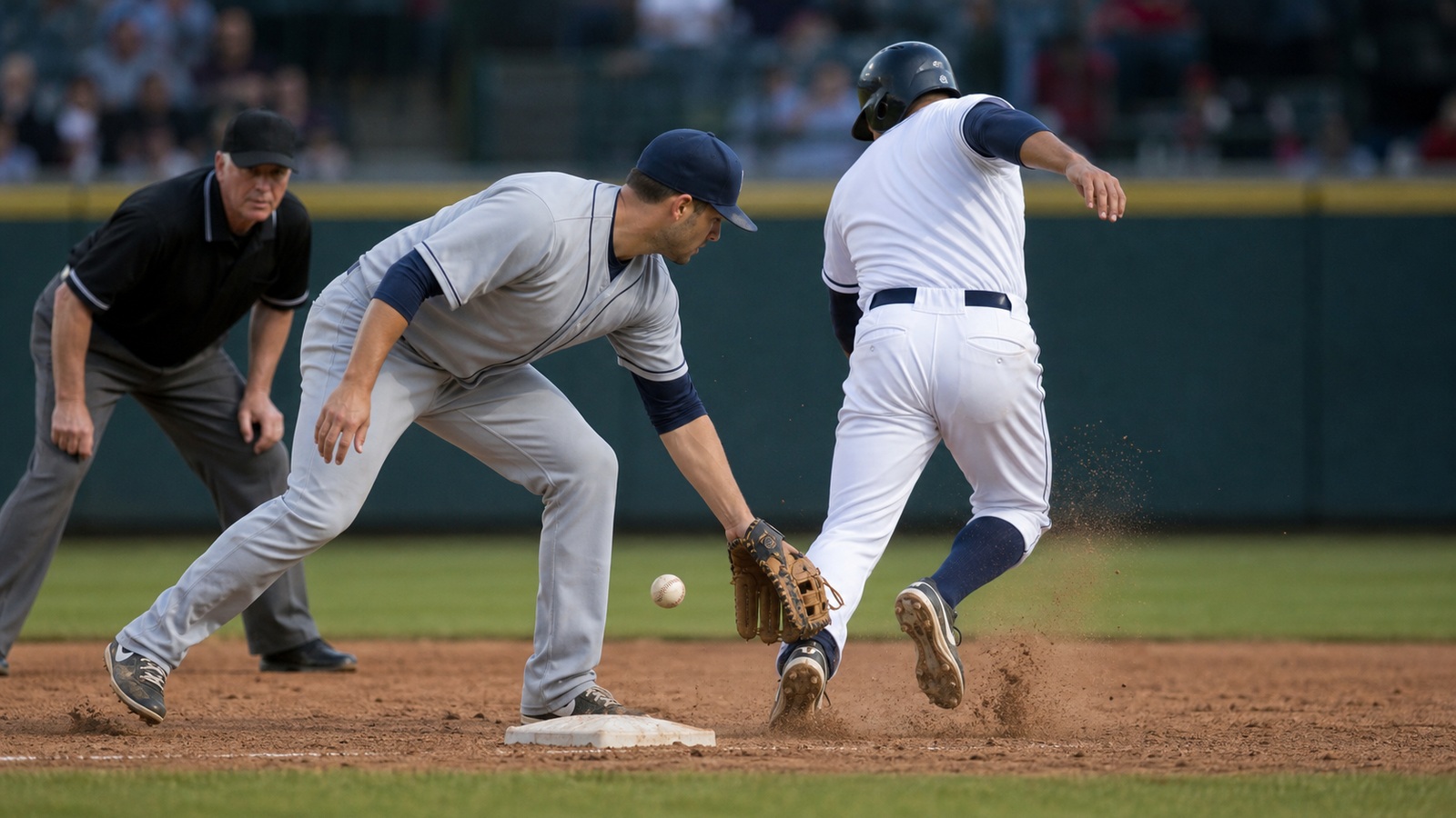 Ultra photorealistic baseball rules scene for What Is Interference in Baseball? Full Explanation
