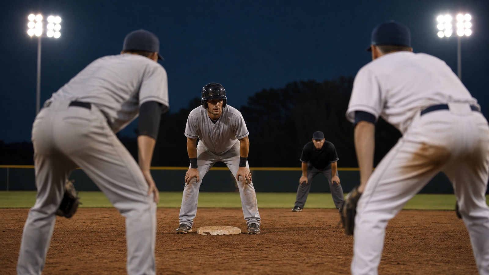 Ultra photorealistic baseball rules scene for How Extra Innings Work in Baseball Today